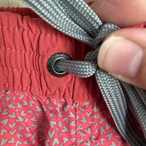 $98 John Varvatos Lummus Mens Swim Trunks Bottom in Coral Size Medium - Picture 8 of 10